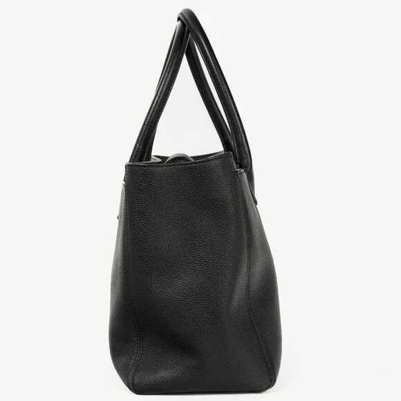 Chanel Cerf Executive Black Leather CC Tote Bag - Picture 3 of 13